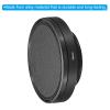 PATIKIL 58mm Lens Hood, Wide Angle Matte Surface Anti-Reflective Inside Hood with Cap and Cleaning Cloth for Camera Lens, Black for Nikon, for Fujifilm, for Pentax, for Leica view 4
