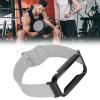 Brrnoo 2 in 1 Silicone Watch Strap Band with Protective Bumper Case for Band 7 Pro Adjustable Tightness, Soft Skin Friendly Material, Easy Installation, Multiple Scenarios (Grey with Black Case) view 4