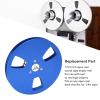1/4 5 Inch Sound Tape Empty Reel , High Strength 3 Hole Recording Takeup Reel Improve Sound Quality Aluminum Alloy for Reel to Reel Tape Player (Blue) view 2
