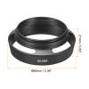 PATIKIL 46mm Lens Hood, Standard Vented Matte Surface Anti-Reflective Inside Hood with Cleaning Cloth for Camera Lens, Black for Nikon, for Fujifilm, for Pentax, for Leica view 2