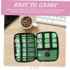 UKCOCO 2layer Digital Gadget Case for Travel Cable Organizer Pouch for Usb Cords and Accessories Compact Electronics Storage Bag Pink view 2