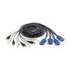 Tripp Lite 4-Port KVM Switch with Built-in VGA Cables Audio & USB for Keyboard Mouse, Desktop PC, 4 Computers 1 Monitor, Plug and Play - Windows, macOS, Linux Compatible - 3-Year Warranty (B032-VUA4) view 1