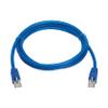Tripp Lite Cat8 40G PoE Shielded Ethernet Cable, 6 Feet / 1.8 Meters, Blue, High Speed, Power Over Ethernet, RJ45, Snagless SSTP, Male-to-Male, Network Patch LAN Cord, (N272-F06-BL) view 2