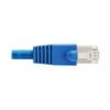 Tripp Lite Cat8 40G PoE Shielded Ethernet Cable, 6 Feet / 1.8 Meters, Blue, High Speed, Power Over Ethernet, RJ45, Snagless SSTP, Male-to-Male, Network Patch LAN Cord, (N272-F06-BL) view 4