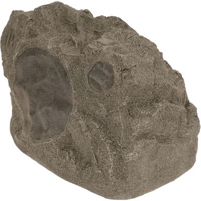 Proficient Audio PAS-RS8SI-SB Model RS8Si DVC/SST Outdoor Rock Speaker, Shale Brown, 8 Inch Dual Voice Coil, Weatherproof, Dual Precision Crossovers