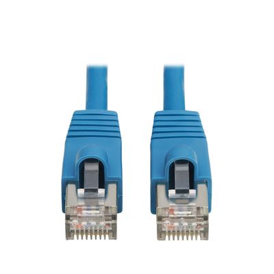 Tripp Lite Cat8 40G PoE Shielded Ethernet Cable, 11.5 Feet / 3.5 Meters, Flame-Resistant LSZH Jacket, Power Over Ethernet, Snagless RJ45 SSTP, Male-to-Male, Blue, Lifetime Warranty (N272L-F3P5M-BL)