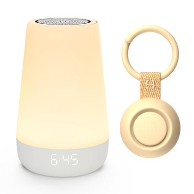 Hatch for Baby Sleep Bundle: Home & Travel Sound Machines Includes Rest 2nd Gen and Portable Hatch Go (Honey)
