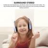 Hemobllo Kids Wired Headphones Foldable on-Ear Stereo Headset Lightweight with Cushioned Ear Cups Compatible with Phone Laptop Computer 3.5Mm Jack view 3