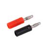 10Pcs Black Red Banana Plugs, Banana Audio Speaker Plugs for Power Amplifiers & Stereo Systems view 2