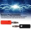 10Pcs Black Red Banana Plugs, Banana Audio Speaker Plugs for Power Amplifiers & Stereo Systems view 4