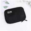 Hemobllo 1pc Portable Multi-function Data Cable Organizer and Earphone Storage Bag for Travel and Stylish Sundries Holder Black view 4