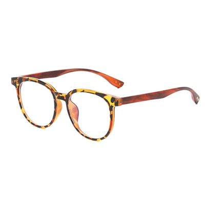 Optifine Blue Light Blocking Glasses for Women Computer Reading Glasses for Men Retro Round Frame (Tortoise, 0.00)