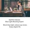 Optifine Blue Light Blocking Glasses for Women Computer Reading Glasses for Men Retro Round Frame (Tortoise, 0.00) view 4