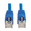 Tripp Lite Cat8 40G PoE Shielded Ethernet Cable, 5 Feet / 1.5 Meters, Blue, High Speed, Power Over Ethernet, RJ45, Snagless SSTP, Male-to-Male, Network Patch LAN Cord, (N272-F05-BL) view 1