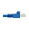 Tripp Lite Cat8 40G PoE Shielded Ethernet Cable, 5 Feet / 1.5 Meters, Blue, High Speed, Power Over Ethernet, RJ45, Snagless SSTP, Male-to-Male, Network Patch LAN Cord, (N272-F05-BL) view 3