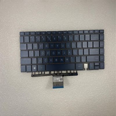 for HP Spectre x360 14-EA M27959-B31 M22196-B31 Europian Backight Keyboard International US English Suitable for Palmrest Top Case Casing Cover