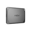 Crucial X9 Pro 2TB Portable SSD, Up to 1050MB/s Read & Write, 3.2 USB-C, External Solid State Drive, Durable Storage for PC & Mac, for Content Creators & Videogaphers, Silver - CT2000X9PROSSD902 view 1