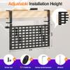 Under Desk Cable Management No Drill Under Table Cord Management Metal Cable Management with Clamp Power Strip Cord Management for Desk Wire Management view 2