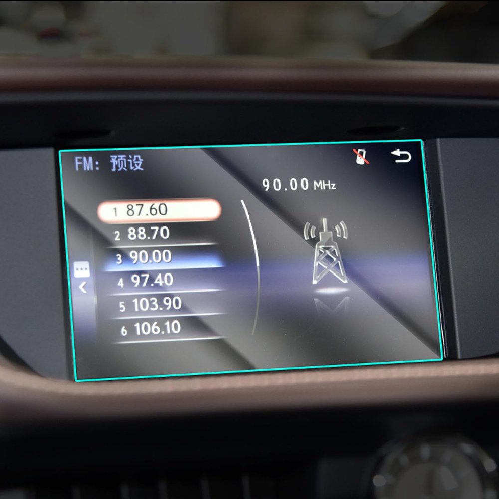 BORATO Car GPS navigation film LCD screen Tempered glass protective film,For Lexus ES 200 250 300h 350 2013-2017 Accessories