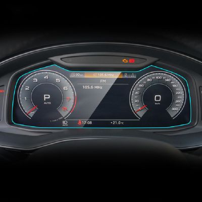 BORATO Car GPS navigation film LCD screen Tempered glass protective filmFor Audi Q7 Q8 Q8S 2018-2023 Accessories