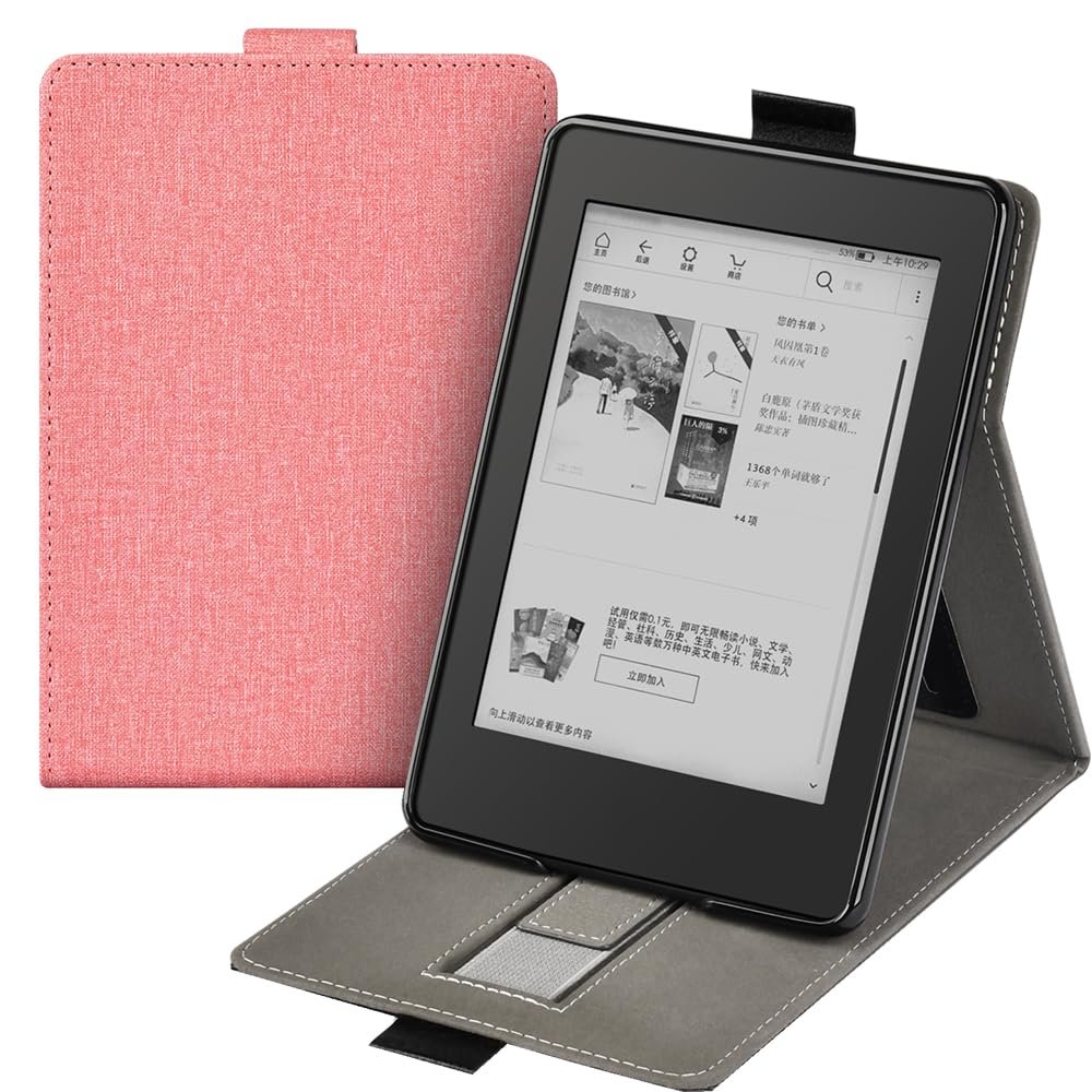 COCFOOKIW Case for 6" Kindle Paperwhite 10th Generation 2018 Release[Model: PQ94WIF ],Stand Cover with Auto Wake/Sleep, Protective Sleeve with Back Magnetic and Handheld Function