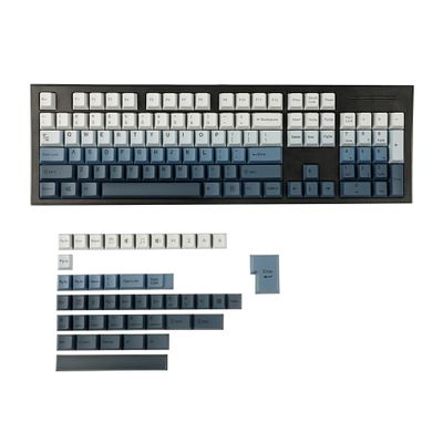 1.7mm Thickness PBT Gradient Keycaps Cherry Profile Dye Sub Mac Keyset for ANSI ISO 104 TKL GK61 96 75 GMMK NCR80 Mx Keyboard