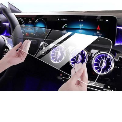 BORATO Car GPS navigation film LCD screen Tempered glass protective filmFor Mercedes Benz Class-S W221 W222 2017-2023