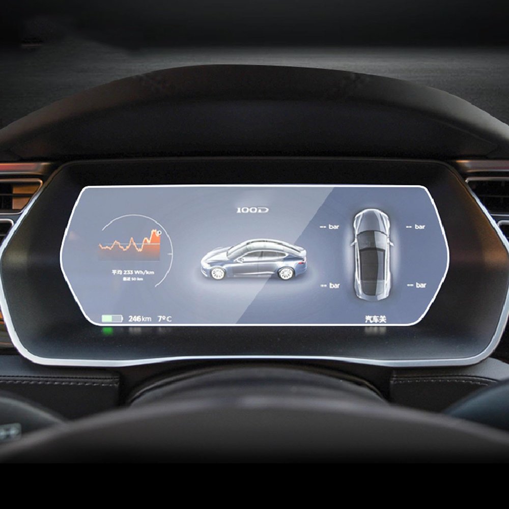 BORATO Car GPS navigation film LCD screen Tempered glass protective film,For Tesla Model X S 2020-2022 Accessories