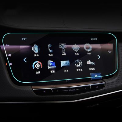 BORATO Car GPS navigation film LCD screen Tempered glass protective film,For Cadillac CT6 2016-2023 Accessories