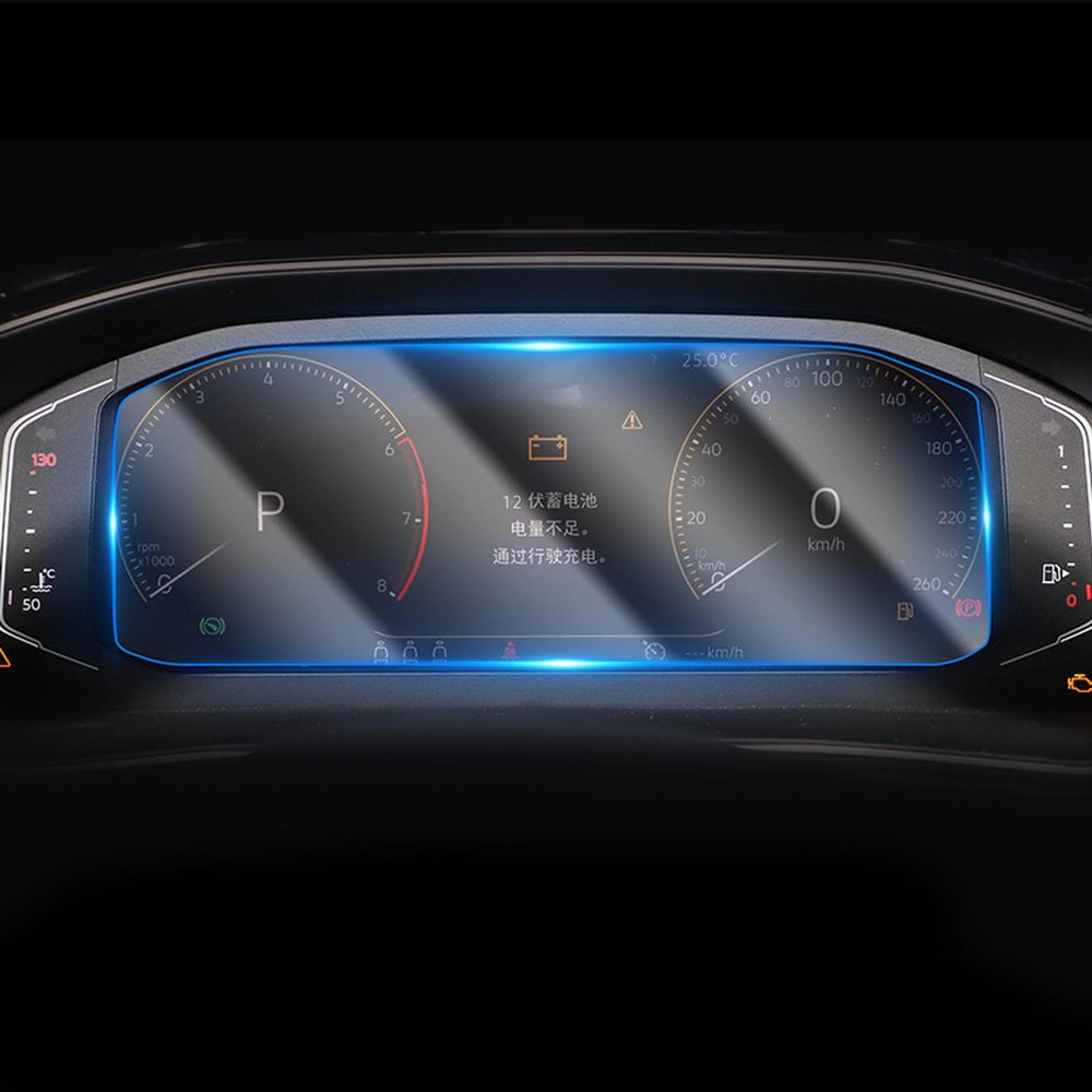 BORATO Car GPS navigation film LCD screen Tempered glass protective film,For VW T-Roc 2018-2023 Accessories