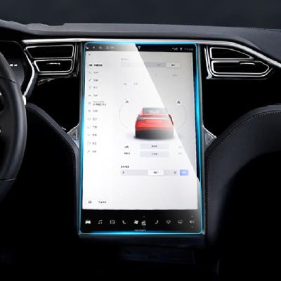 BORATO Car GPS navigation film LCD screen Tempered glass protective film,For Tesla Model X 2020-2023 Accessories