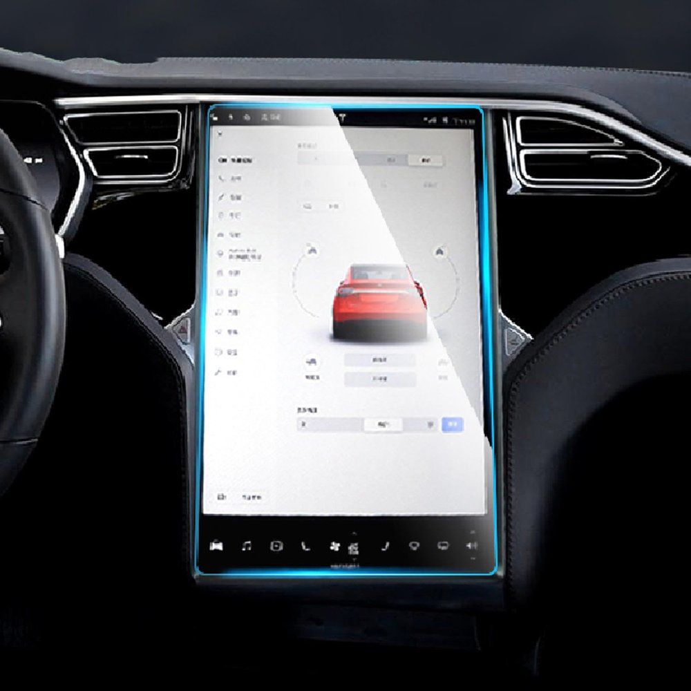 BORATO Car GPS navigation film LCD screen Tempered glass protective film,For Tesla Model X 2020-2023 Accessories