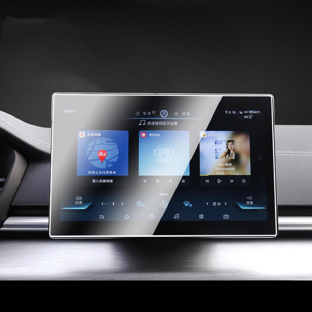 BORATO Car GPS navigation film LCD screen Tempered glass protective film,For BYD Yuan Pro PLUS 2022-2023 Accessories