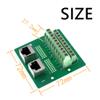 Ganasome RJ45 8P8C 2-Way Ethernet Connector Breakout Board DIN Rail Mount Interface Module view 4