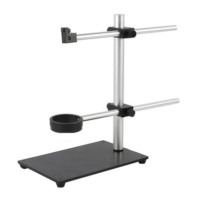 Lab Microscope Slides Microscope Stages Stands Full Metal Adjustable Microscope Stand HDMI VGA USB Digital Video Camera Holder Stand LED Light Boom Stand Microscope Parts (Color : B)