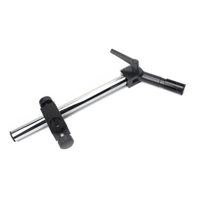 VAKUUM Lab Microscope Slides 25mm/32mm Diameter Heavy Duty Multi-axis Adjustable Metal Arm Stand for Video Microscope Stage Microscope Parts (Color : A)