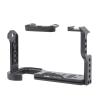 FocusFoto FX3/FX30 Camera Cage with NATO Rail, Cold Shoe, 1/4" Threads, 3/8"-16 Locating Holes for ARRI Grip, Fits for Sony FX3 FX30/Original XLR Handle, Compatible with DJI RS2 RS3 Gimbal Stabilizer view 2