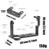 FocusFoto FX3/FX30 Camera Cage with NATO Rail, Cold Shoe, 1/4" Threads, 3/8"-16 Locating Holes for ARRI Grip, Fits for Sony FX3 FX30/Original XLR Handle, Compatible with DJI RS2 RS3 Gimbal Stabilizer view 3