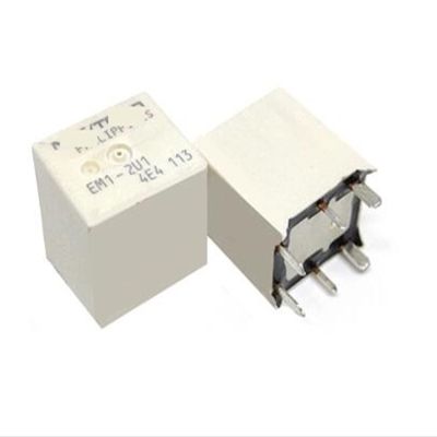 FIONEL 10PCS Automobile Relay EM1-4U3 EM1-2U1 EM1-2U1S EM1-4U3 EM1 2U1 EM1 2U1S 6PIN (Size : EM1-2U1)