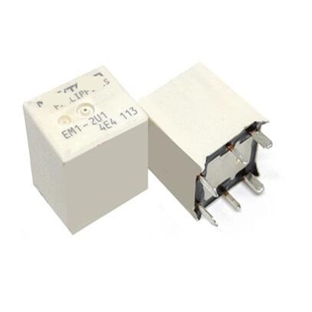 FIONEL 10PCS Automobile Relay EM1-4U3 EM1-2U1 EM1-2U1S EM1-4U3 EM1 2U1 EM1 2U1S 6PIN (Size : EM1-2U1)