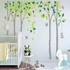 Giant Jungle Tree Wall Decal Tree Wall Sticker Removable Vinyl Sticker Mural Art Kids Room Nursery Bedroom Living Room Decoration (103.9x70.9) (Grey) view 2