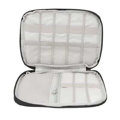 Electronics Organizer with Compartment Travel Cable Organizer , Portable Electronic Phone Accessories Storage Multifunctional Protector for Cables, Power Cords, Chargers, Hard Drives, Headphones