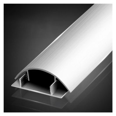 3pcs Metal Cable Raceway Hider for Floor Wall, 39.5in Length Wall Mounted TV Wire Hider, Cable Management System Easy to Cut (Color : Silver, Size : No.9)