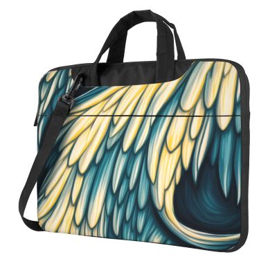 Wing Print Pattern Laptop Shoulder Bag Notebook Computer Case Briefcase With Shoulder Straps And Handle