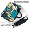 Wing Print Pattern Laptop Shoulder Bag Notebook Computer Case Briefcase With Shoulder Straps And Handle view 3