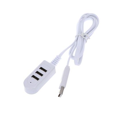 UKCOCO Travel Computer Hub Type c Fast Charging Station USB Date Charging Port USB 3.0 Extension Cable 3a USB Charger USB Extension Cable 3a Charger Extension Line White Hub