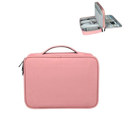 KATIAK 2pc Large Capacity Digital Accessories Storage Bag Multi-Function Waterproof Charging Data Cable Earphone U Disk Excellent Shield Organizing Bag Box