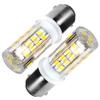 HQRP 2-Pack BA15d Base 32LED Marine Boat Bulb for 1154 2057 2357 2397 3497 1016 1034 7528 Replacement 6300-7000 Cool White 12-24V DC Light view 1