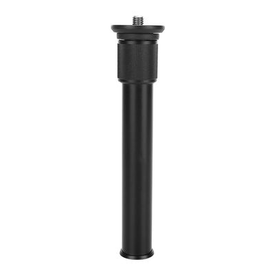 ciciglow Telescopic Monopod, 3/8 Screw Hole Adjustable Portable Aluminium Alloy Black Telescopic Pole Photography Accessory for Tripod Stabilizer, Extension Rod