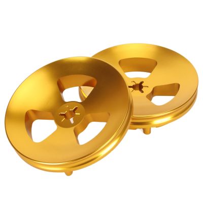 1/4 Nab Hub Adapter, Reel-to-Reel Tape Adapter, Finely Crafted Easy-to-Install Aluminum 1 (Gold)